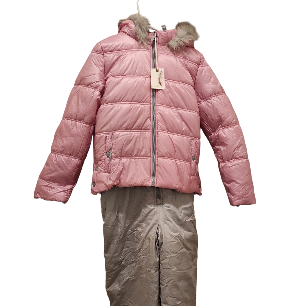 Jessica Simpson Girls' 2-Piece Heavyweight Insulated Snowsuit Lilac, L14/16
